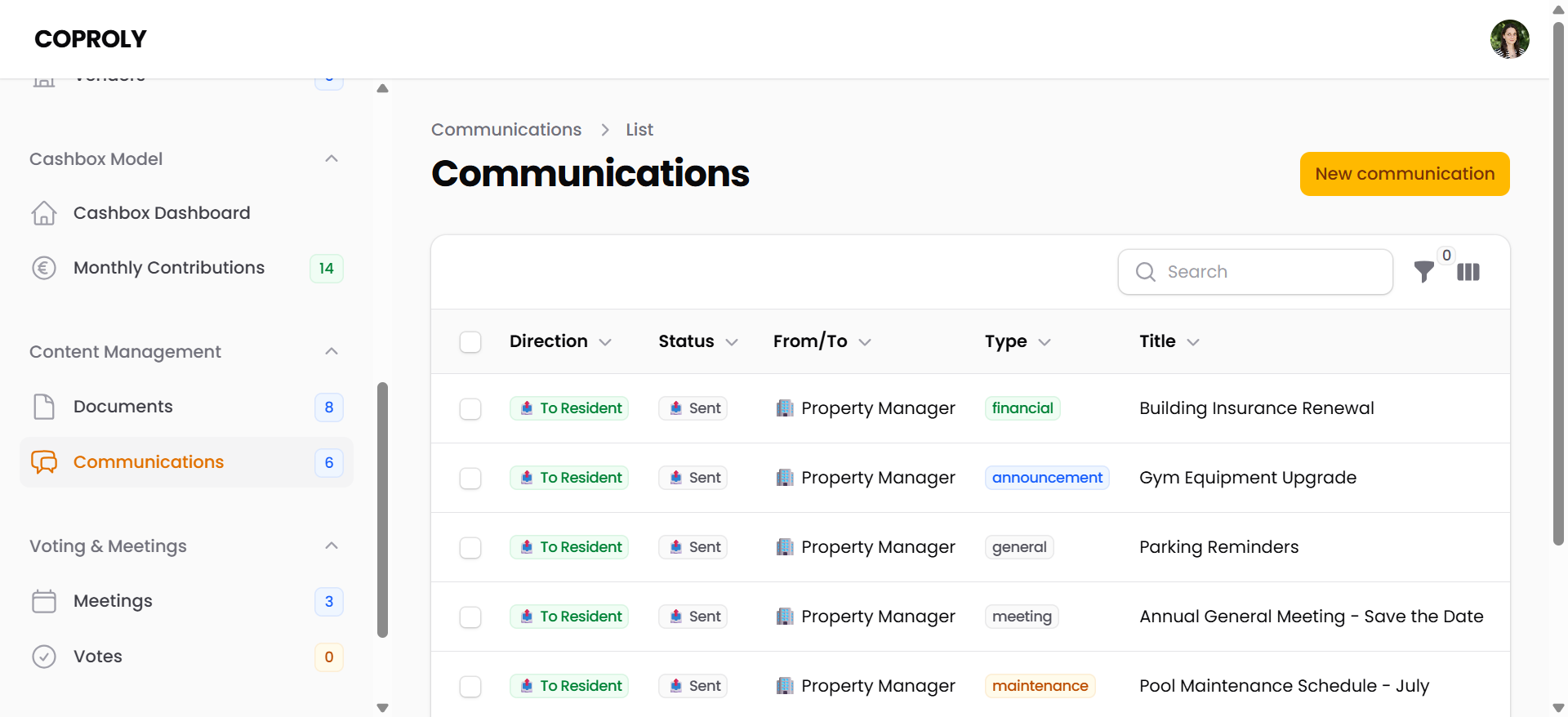 Communications